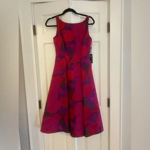 Adrianna Papell Sleeveless Midi Floral Dress - size 2